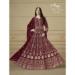 Picture of Pleasing Georgette Maroon Anarkali Salwar Kameez