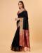 Picture of Magnificent Silk Black Saree