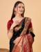 Picture of Magnificent Silk Black Saree