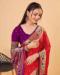 Picture of Excellent Silk Crimson Saree