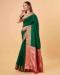 Picture of Ravishing Silk Dark Green Saree