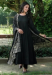 Picture of Rayon & Cotton Black Readymade Salwar Kameez