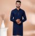 Picture of Shapely Rayon Midnight Blue Kurtas