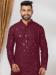 Picture of Statuesque Cotton Maroon Kurtas