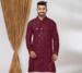 Picture of Statuesque Cotton Maroon Kurtas