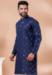 Picture of Fine Cotton Navy Blue Kurtas