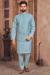 Picture of Pleasing Silk Light Steel Blue Kurtas