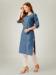 Picture of Beauteous Cotton Cadet Blue Readymade Salwar Kameez