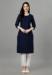 Picture of Statuesque Cotton Midnight Blue Kurtis & Tunic