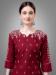 Picture of Gorgeous Cotton Maroon Readymade Salwar Kameez