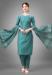 Picture of Pretty Cotton Cadet Blue Readymade Salwar Kameez