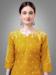 Picture of Pleasing Cotton Golden Rod Readymade Salwar Kameez