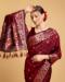 Picture of Charming Silk Maroon Saree