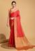 Picture of Exquisite Silk Tomato Saree