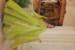 Picture of Wonderful Silk Yellow Green Readymade Gown