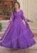 Picture of Taking Silk Purple Readymade Gown