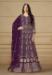 Picture of Beautiful Georgette Purple Anarkali Salwar Kameez