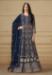 Picture of Georgette Midnight Blue Anarkali Salwar Kameez