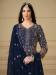 Picture of Georgette Midnight Blue Anarkali Salwar Kameez