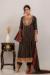 Picture of Rayon & Cotton Black Readymade Salwar Kameez