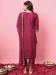 Picture of Fine Silk Indian Red Readymade Salwar Kameez