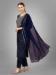 Picture of Shapely Silk Midnight Blue Readymade Salwar Kameez