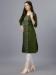 Picture of Exquisite Cotton Dark Olive Green Kurtis & Tunic