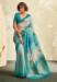 Picture of Fine Chiffon Steel Blue Saree