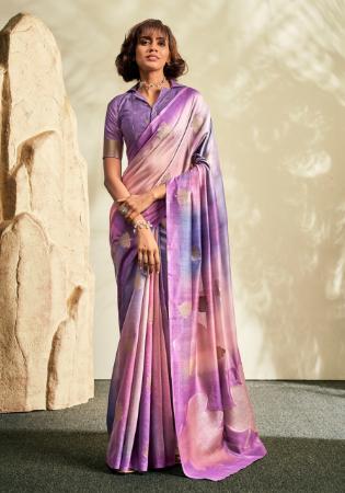 Picture of Shapely Chiffon Light Slate Grey Saree