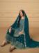 Picture of Georgette Dark Green Straight Cut Salwar Kameez