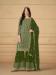 Picture of Georgette Saddle Brown Straight Cut Salwar Kameez