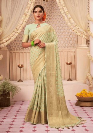 Picture of Taking Silk Tan Saree