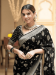 Picture of Pretty Silk Black Saree