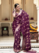 Picture of Enticing Silk Dark Magenta Saree