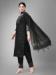 Picture of Superb Cotton Black Readymade Salwar Kameez