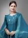 Picture of Lovely Cotton Steel Blue Readymade Salwar Kameez