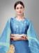 Picture of Classy Cotton Steel Blue Readymade Salwar Kameez