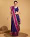 Picture of Bewitching Silk Midnight Blue Saree