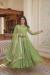 Picture of Lovely Georgette Dark Khaki Readymade Gown