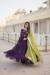 Picture of Fine Georgette Purple Readymade Gown