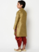 Picture of Radiant Silk Tan Kids Kurta Pyjama