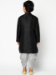 Picture of Superb Silk Black Kids Kurta Pyjama