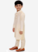 Picture of Stunning Silk Tan Kids Kurta Pyjama