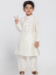 Picture of Magnificent Silk Off White Kids Kurta Pyjama