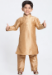 Picture of Charming Silk Wheat Kids Kurta Pyjama