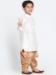 Picture of Charming Silk White Smoke Kids Kurta Pyjama