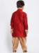 Picture of Nice Silk Fire Brick Kids Kurta Pyjama