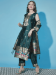 Picture of Cotton & Silk Sea Green Readymade Salwar Kameez