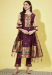 Picture of Cotton & Silk Purple Readymade Salwar Kameez