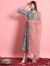 Picture of Rayon Dark Slate Grey Readymade Salwar Kameez